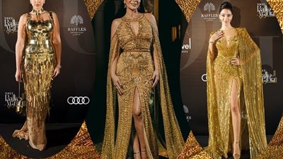 «دُرة ومنى زكي» الأجمل.. أبرز إطلالات حفل مجلة فوج العربية بالإمارات| صور