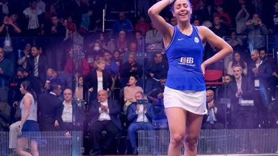 هانيا الحمامي تتأهل لنصف نهائي بطولة بلاك بول للاسكواش