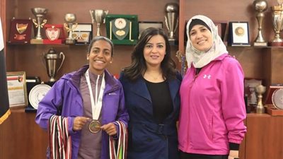 «الإسماعيلي» يُكرم هالة صدقي بطلة ألعاب القوى