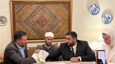 دموع وأحضان في عقد قران ابنة ماجد المصري