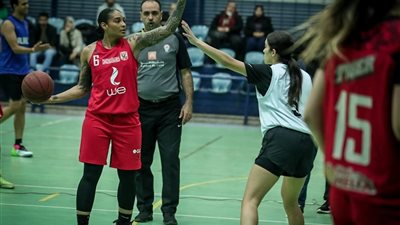 فريق سلة الأهلي يفوز على هليوبوليس في الدوري