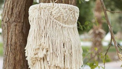 «شُغل المكرمية».. سارة إبراهيم مبدعة الديكورات بـ «الهاند ميد»| صور