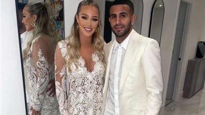 بعد 16 شهر صداقة.. تايلور وارد تتزوج رياض محرز رسميًّا| صور