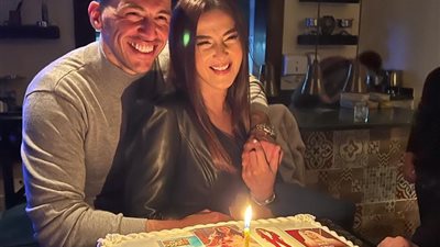 أول احتفال لأسرة دنيا سمير غانم بعد رحيل والديها| صور