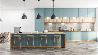 أحدث موضة ديكورات مطابخ 2022.. «الخشب البوهيمي» الأبرز