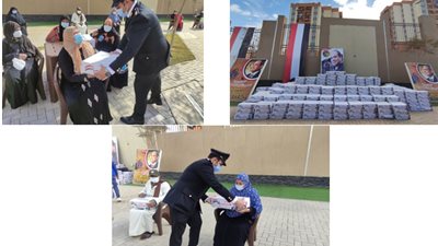 في عيد الشرطة.. توزيع مساعدات عينية على السيدات بالأسمرات