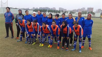 لاعبة بالقسم الثاني في معسكر منتخب مصر للكرة النسائية تحت 17 سنة