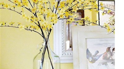 بـ 4 أفكار بسيطة.. جددي منزلك بديكور من وحي الربيع.. صور