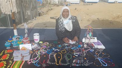 بازار لمحاربات بهية في الشيخ زايد بمناسبة عيد الأم.. فيديو وصور