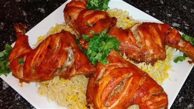 عزومة أول يوم رمضان 2022.. طريقة عمل الفراخ التندوري والأرز البسمتي