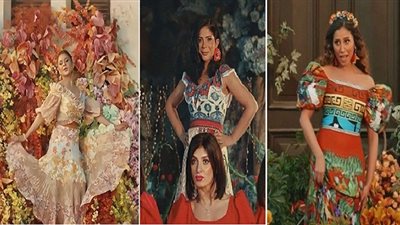  «دينا الشربيني ونيللي كريم ومنى زكي».. بفساتين سعاد حسني في رمضان ربيع 2022