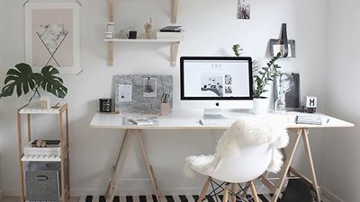 4 أفكار جديدة لتصميم غرفة مكتب مريحة للعمل في منزلك