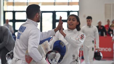 أميرة قنديل وإسلام حامد يحرزان المركز الثالث في كأس العالم للخماسي الحديث