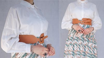 إطلالة ست البيت.. «جيب الهاي ويست» لظهور جذاب على إفطار رمضان| صور