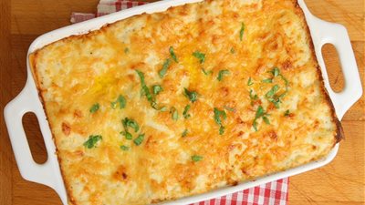 وصفة اليوم| طريقة عمل صينية بطاطس بالدجاج  