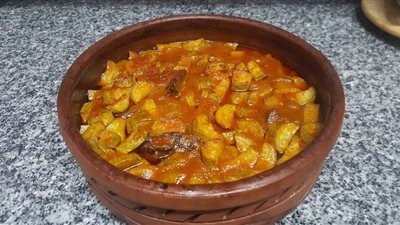 طريقة عمل طاجن لحمة بالكوسة والبطاطس