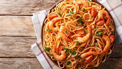 وصفة اليوم| طريقة عمل المكرونة بالجمبري زي المطاعم