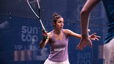 هانيا الحمامي تتوج ببطولة الجونة للإسكواش على حساب نوران جوهر