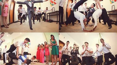 تخمين الشفايف وتحمل الشطة.. «ألعاب باب العروس» اختبارات صينية قبل الزفاف| فيديو