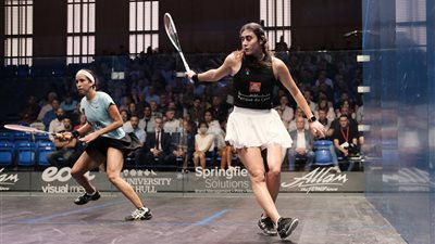 مباريات اليوم للسيدات ببطولة العظماء الثمانية للإسكواش