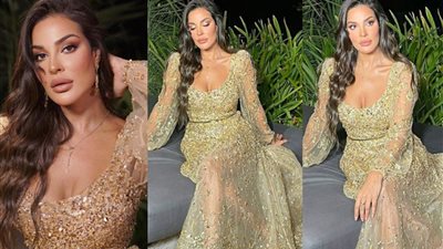 صدر مفتوح.. نادين نسيب تخطف الأنظار بإطلالة مثيرة| صور