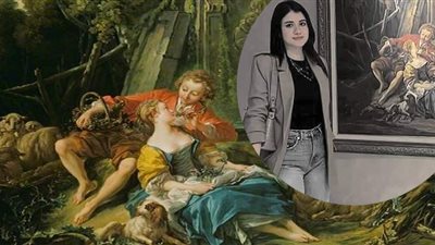 «قتلت بنفس الوضعية» هل أصيبت نيرة أشرف بلعنة العاشق المجنون من لوحة الخريف الرعوي؟