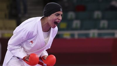 فريال أشرف تخوض نهائي الكاراتيه بدورة ألعاب البحر المتوسط