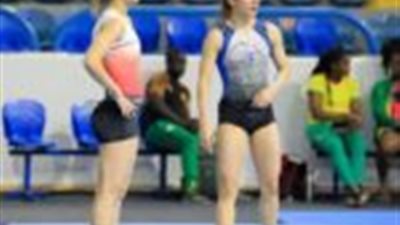 المنتخبات المشاركة في بطولة أفريقيا للجمباز الفني تواصل التدريب  