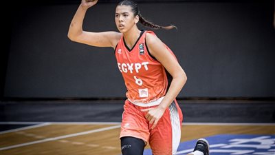 جنا الألفي ثالث أفضل هداف بكأس العالم لكرة السلة تحت 17 عامًا