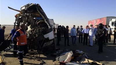 مصرع وإصابة 55 شخصًا في حادث تصادم بالمنيا