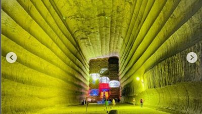 يطير فيها بالون وتجري بها مباريات كرة قدم.. أسرار أكبر حجرة في العالم تحت الأرض