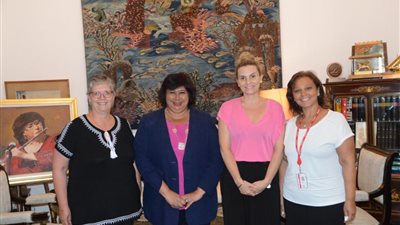 وزيرة الثقافة تتلقى دعوة لحضور مؤتمر إدنبرة