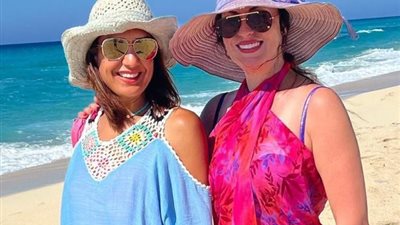 صور| بـ«الكاش مايوه».. نرمين الفقي تُلهب جمهورها على البحر