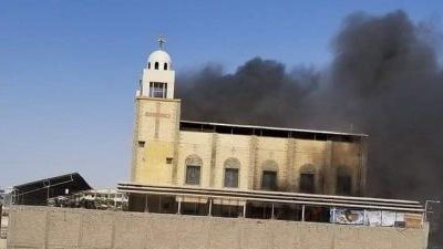 القمص موسى إبراهيم: حريق كنيسة الأنبا بيشوي بالمنيا لم يُوقع ضحايا أو مصابين