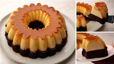 اتعلمي طريقة الكيكة المستحيلة.. للشيف آية حبيب