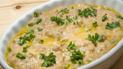 اعملي سلطة بابا غنوج بطريقة سهلة للشيف نجلاء الشرشابي