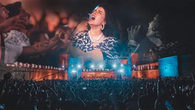 صور| دينا الوديدي تتألق في مهرجان القلعة وتصفيق حار من الجمهور