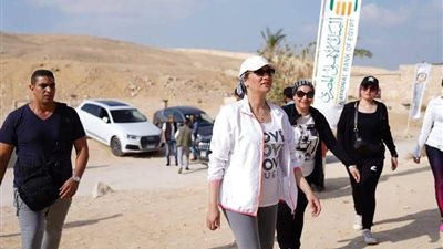 وزيرة البيئة تشارك بماراثون وادي دجلة دعمًا لمشاركة الشباب