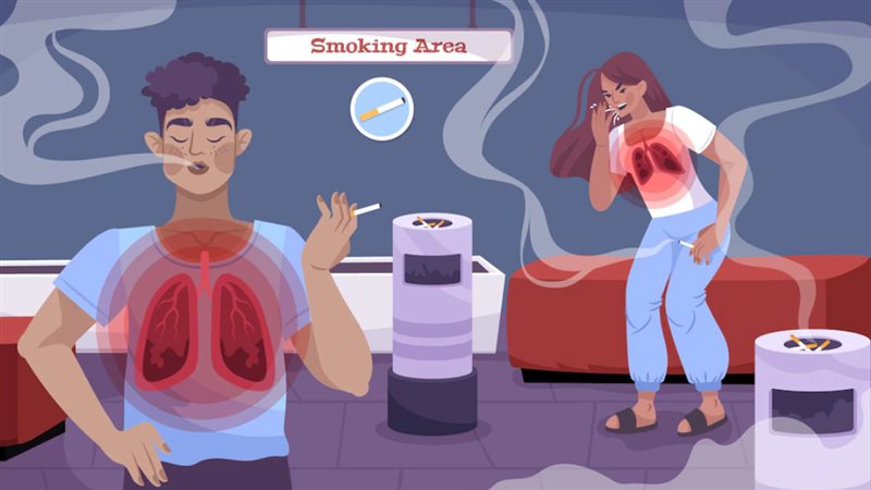 النساء المدخنات عرضة