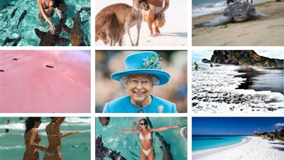 من الرمال الوردية لـ الحمامات العارية.. 7 شواطئ من الجنان المخفية في عالم الملكة إليزابيث