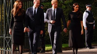 بعد وفاة الملكة.. أول لقاء بين ويليام وهاري ابني الأميرة ديانا