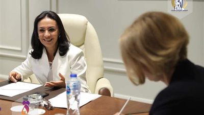 مايا مرسي تبحث التعاون مع مدير الشمول الاقتصادي بالبنك الأوروبي في 