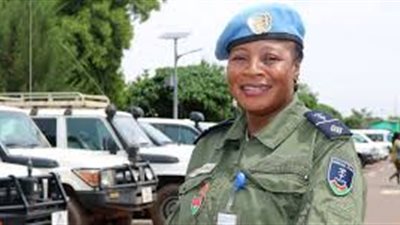 ضابطة من بوركينا فاسو تفوز بجائزة أفضل شرطية أممية في 2022