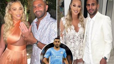 هجوم مُسلح على شقة رياض محرز وزوجته تايلور.. ماذا حدث؟