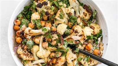 طريقة عمل سلطة القرنبيط بالحمص.. للشيف غادة التلي