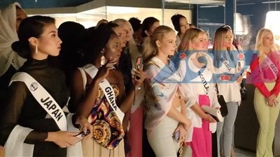 صور| ملكات جمال القارات يشدن بمقتنيات متحف شرم الشيخ