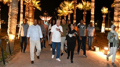 مرتدية تريننج.. نائبة محافظ جنوب سيناء تتفقد أعمال التطوير بشرم الشيخ