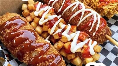 طريقة عمل الكورن دوج بخطوات بسيطة للشيف نورا السادات