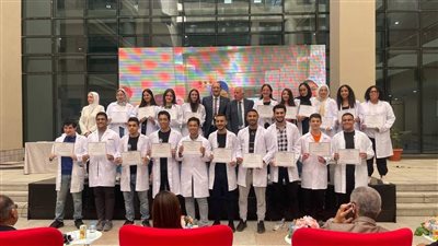 «عازر» تُشارك في حفل انتهاء التدريب الصيفي بطب الاكاديمية العربية