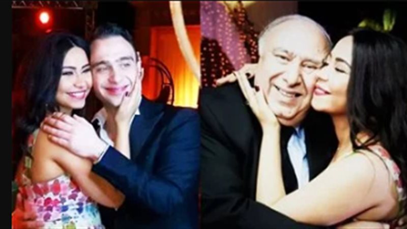 شيرين ووالد حسام